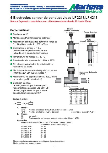 LFX213-00- Prospekt - Martens Elektronik GmbH