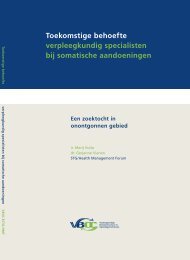 samenvatting van het rapport - STG / Health Management Forum