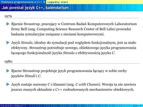 Podstawy programowania w C++