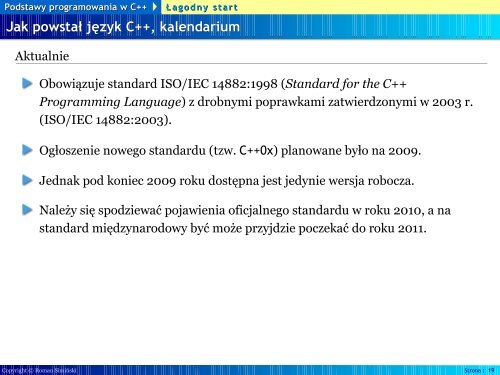 Podstawy programowania w C++