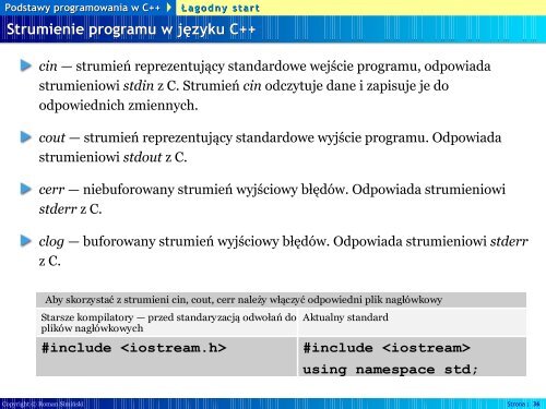 Podstawy programowania w C++