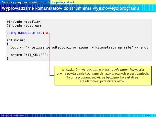 Podstawy programowania w C++