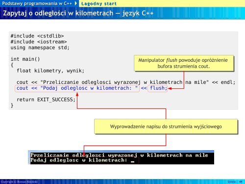 Podstawy programowania w C++