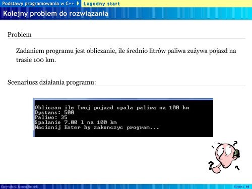 Podstawy programowania w C++