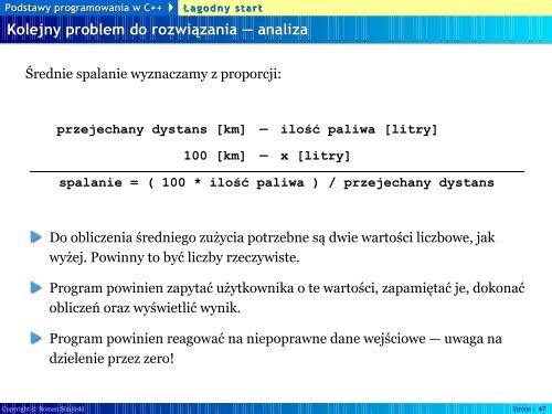 Podstawy programowania w C++