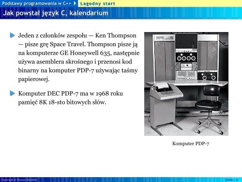 Podstawy programowania w C++