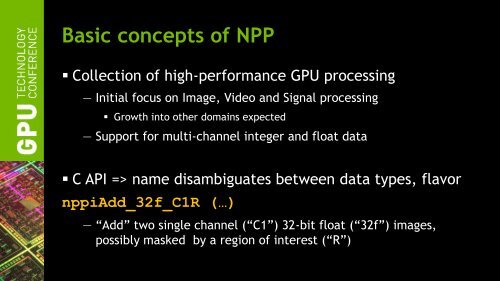 CUDA Libraries and Ecosystem Overview - GPU Technology ...