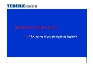 âTRX Series Injection Molding Machine ... - Top-machines