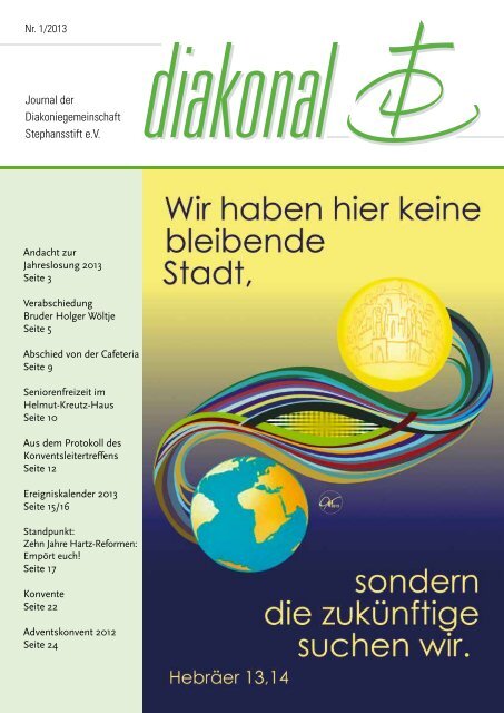 Journal der Diakoniegemeinschaft Stephansstift e.V.