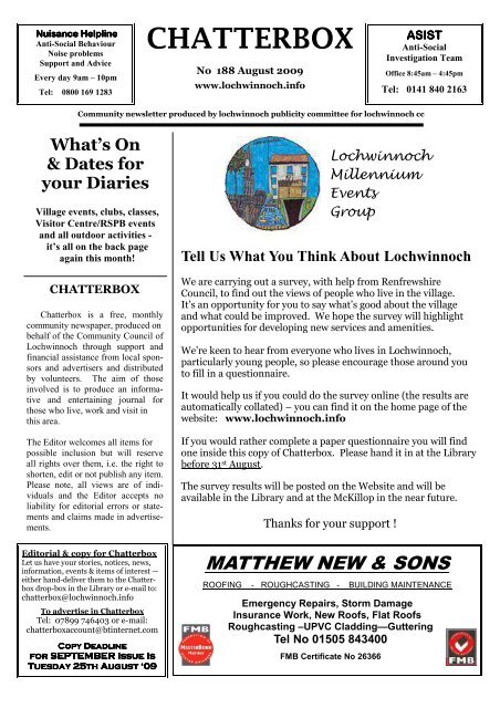 aug-09 - Lochwinnoch Online