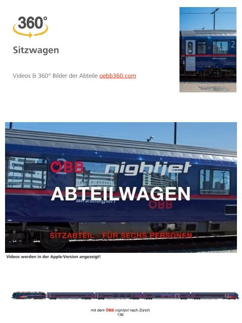 Zürich mit den ÖBB 