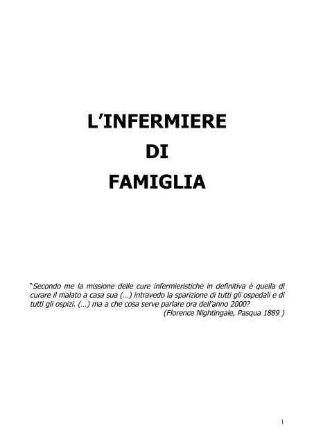 L'INFERMIERE DI FAMIGLIA - IPASVI - La Spezia