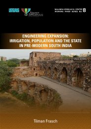 Engineering expansion irrigation, population and the state in pre ...