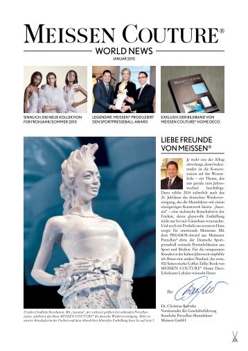 MEISSEN COUTURE World News - Januar 2015