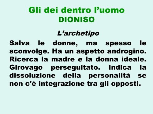 La psicologia di genere attraverso la mitologia, Federica