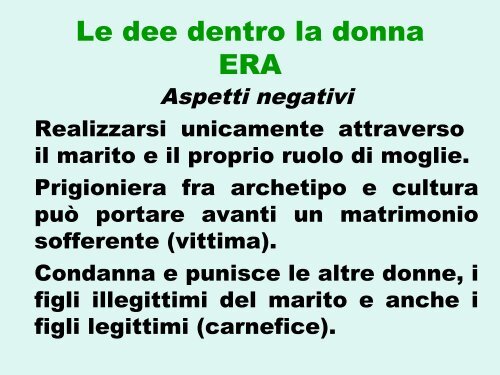 La psicologia di genere attraverso la mitologia, Federica