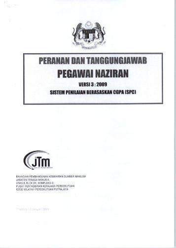 buku peranan dan tanggungjawab pegawai naziran - Jabatan ...