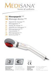 DE MassagegerÃƒÂ¤t IVM GB Massage device IVM - Medisana
