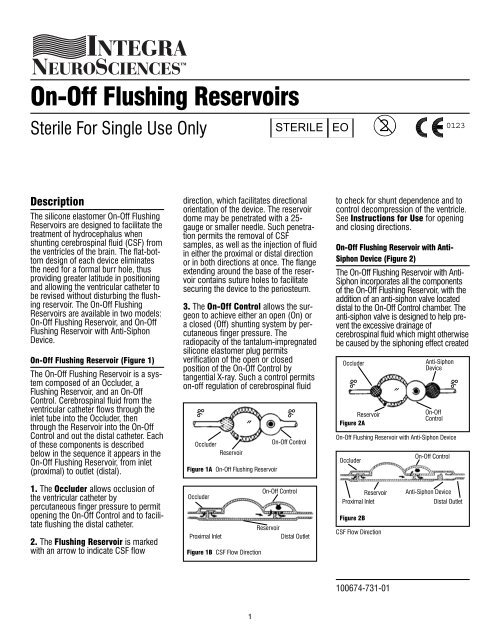 On-Off Flushing Reservoirs