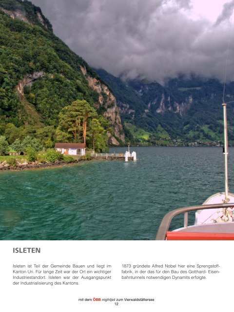 Vierwaldstättersee mit den ÖBB