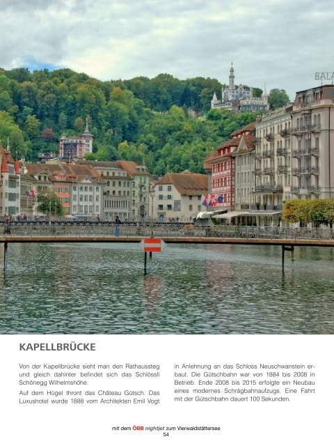 Vierwaldstättersee mit den ÖBB