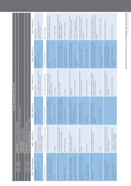 Second International Conference on STRUCTURES AND ...