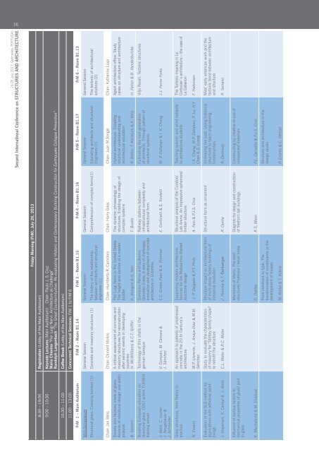 Second International Conference on STRUCTURES AND ...