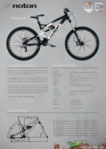 CHARAKTERISTIK >GEOMETRIE >AuSSTATTuNG ... - YT Industries