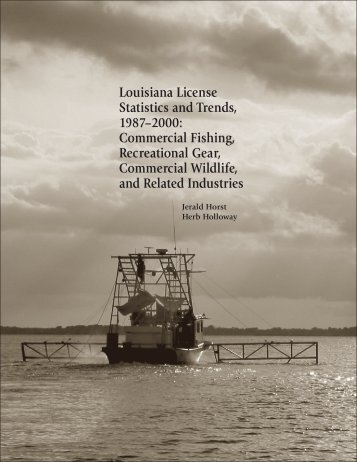 License Cover For Web PageMaker - Louisiana Fisheries