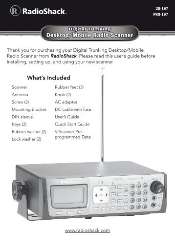 Desktop/Mobile Radio Scanner