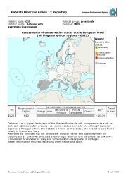 Habitats Directive Article 17 Reporting - Eionet Forum - Europa