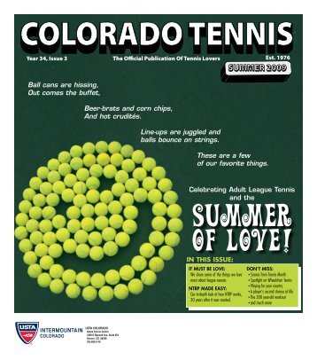 SUMMER 2009 - the Colorado Tennis Association