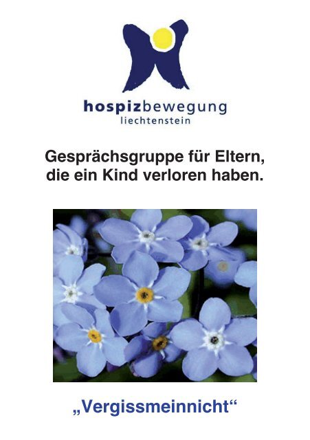 âVergissmeinnichtâ - Hospizbewegung Liechtenstein