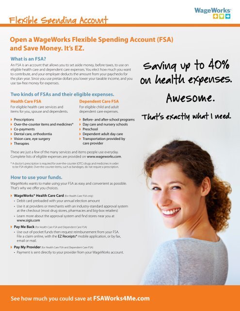 Flexible Spending Account Flyer