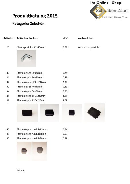 Produktkatalog 2015