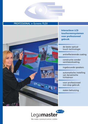 PROFESSIONAL e-Screen FLEX systemen - Legamaster