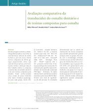 Avaliação comparativa da translucidez do esmalte dentário e de ...