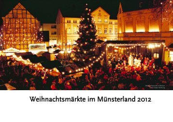 Weihnachtsmärkte im Münsterland 2012 - Weihnachtsmarkt.info