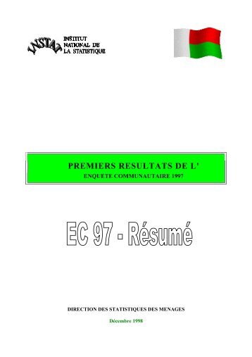 pdf 165 ko - Institut national de la statistique malgache (INSTAT)