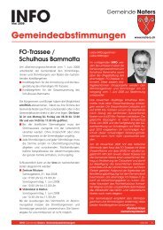 Gemeindeabstimmungen - Gemeinde Naters