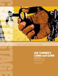 Joe turner's Come and Gone - Center Stage