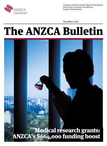 The ANZCA Bulletin - Australian and New Zealand College of ...