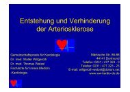 Entstehung und Verhinderung der Arteriosklerose - Ww-kardio-do.de