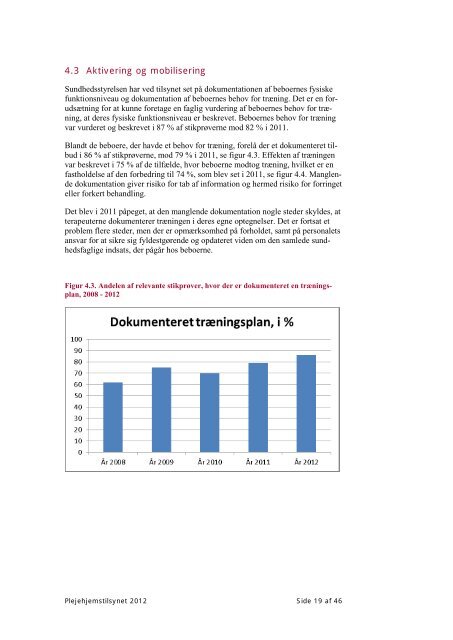 Plejehjemstilsynet 2012 - Sundhedsstyrelsen