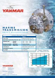 MARINE TRANSMISSION - Yanmar