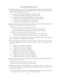 Stat 1040 Recitation packet 7