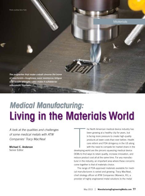 Click here for PDF - Society of Manufacturing Engineers