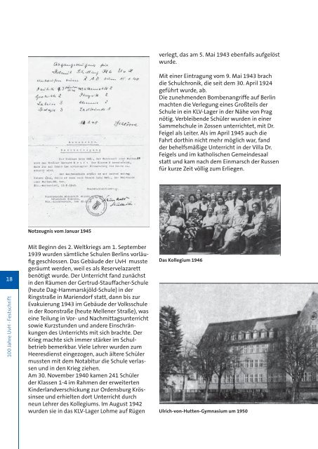 Festschrift 100 Jahre UvH (3,0 MB) - Ulrich-von-Hutten-Oberschule