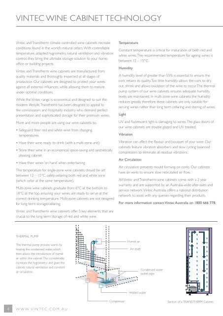 Wineâ¦ It's all our customers ever do. - Vintec and Transtherm