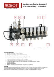 Standaard verdeelunit - Robot Vloerverwarming